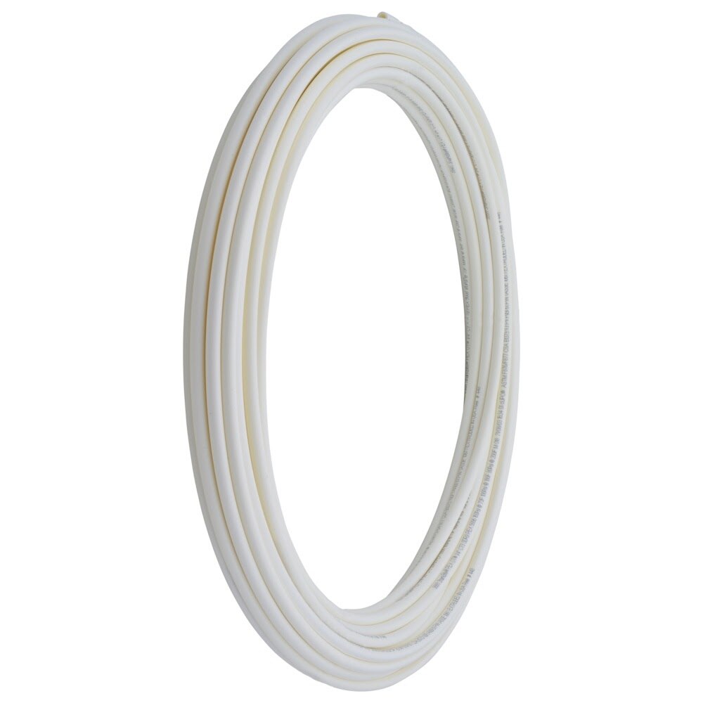 SharkBite U850W100 1/4 in. x 100 ft. White PEX-B Pipe Coil for Potable Water