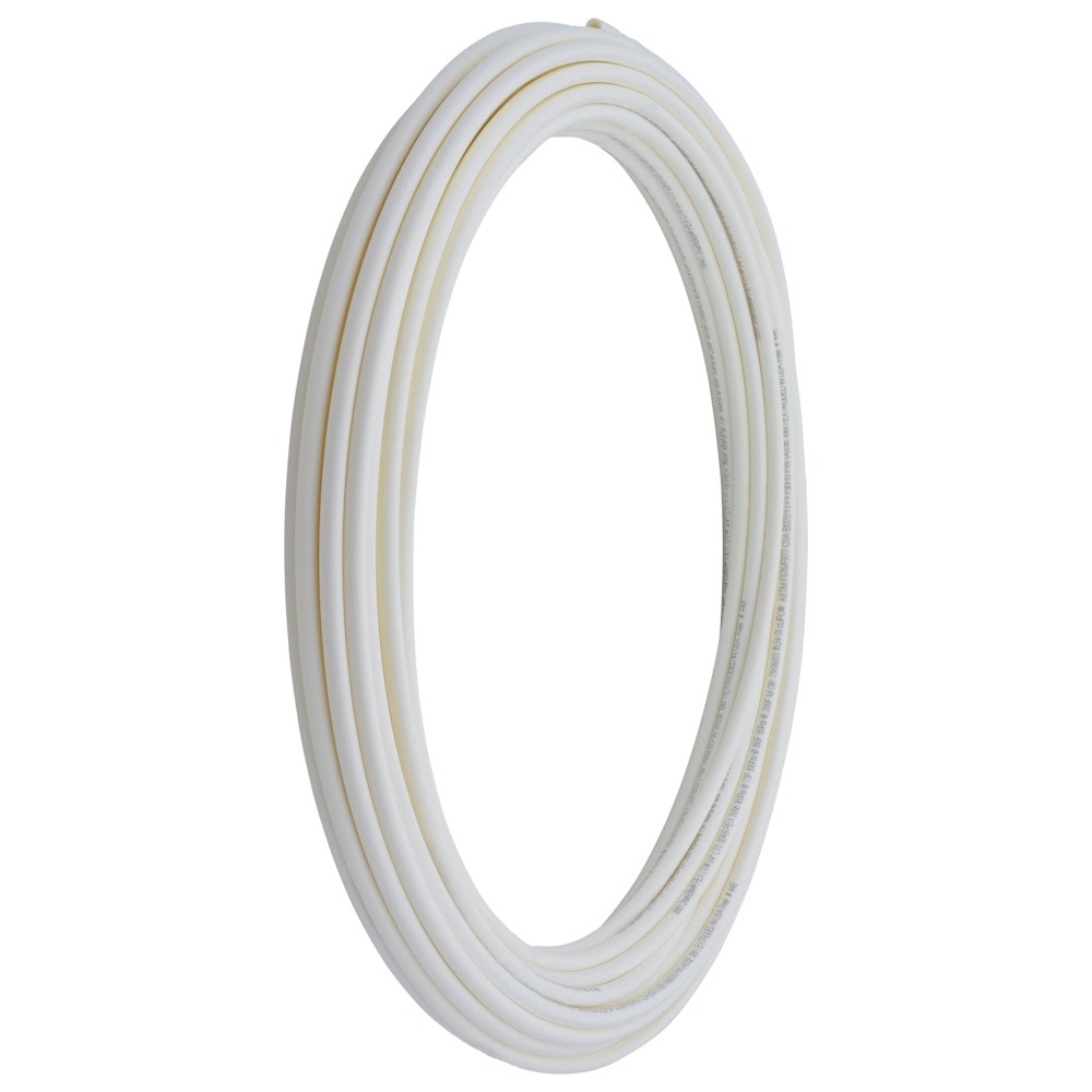 SharkBite U850W100 1/4 in. x 100 ft. White PEX-B Pipe Coil for Potable Water