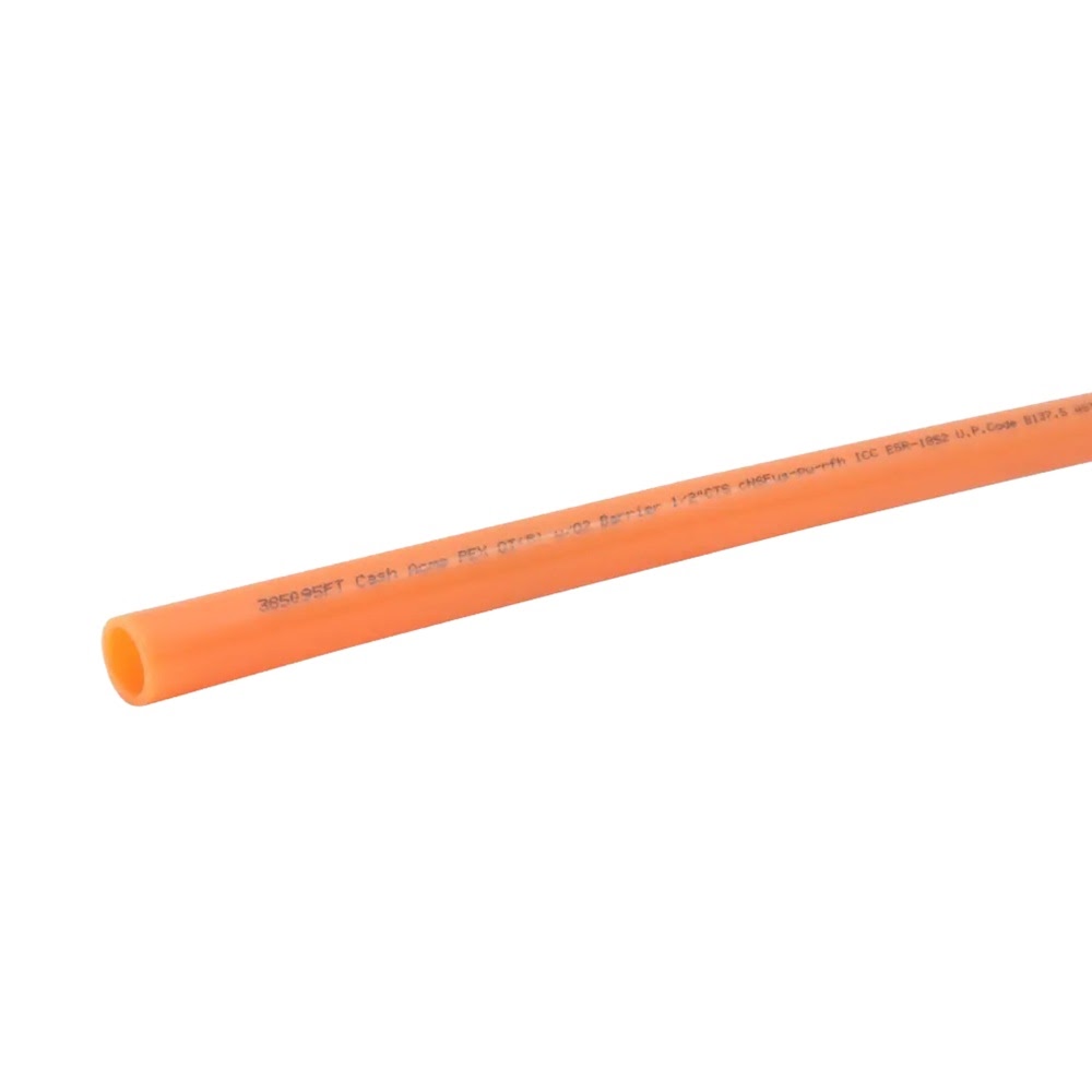 SharkBite U860O20 1/2 in. x 20 ft. Orange Oxygen Barrier PEX-C Tubing Stick for Hydronic Heating