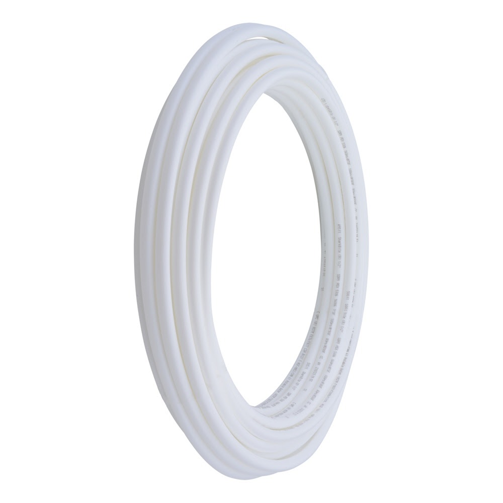 SharkBite U860W100 1/2 in. x 100 ft. White PEX-b Pipe Coil for Potable Water