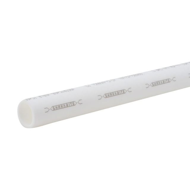 SharkBite U880W20 1 in. x 20 ft. White PEX-B Pipe Stick for Potable Water Plumbing