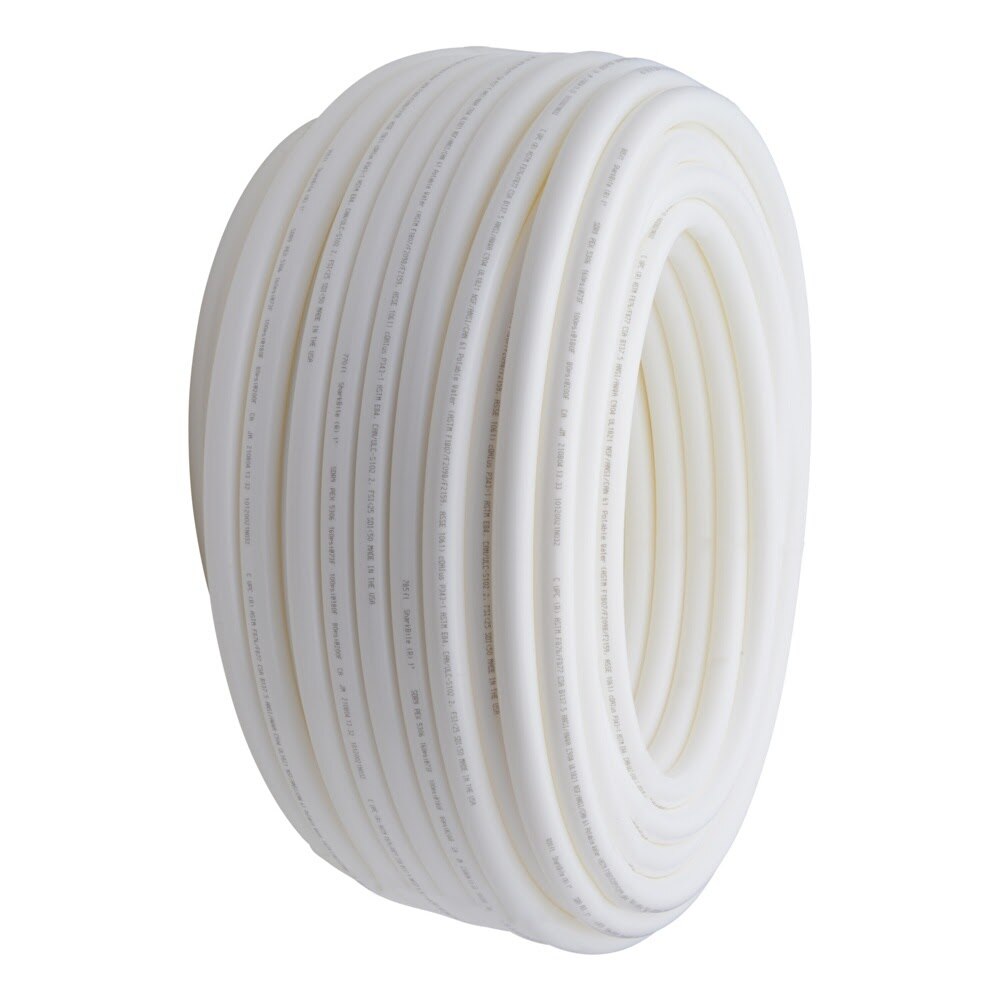 SharkBite U880W300 1 in. x 300 ft. White PEX-b Potable Water Pipe Coil (1 Coil)
