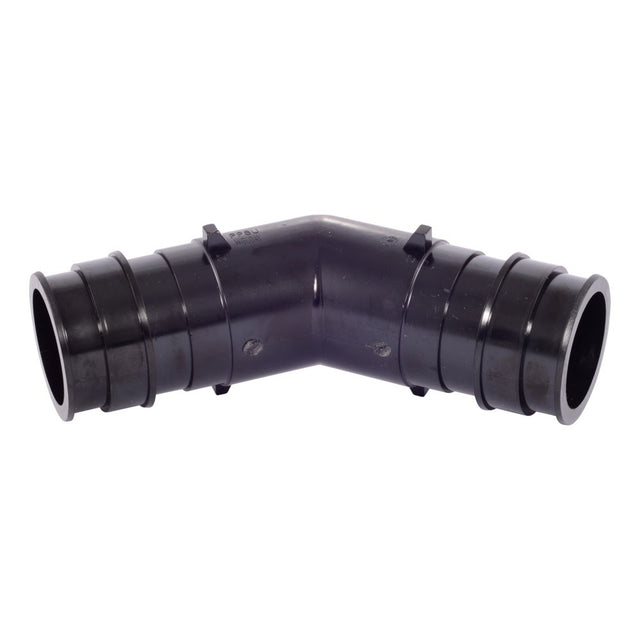 SharkBite UA0554 2 in. x 2 in. Poly Expansion 45 Degree Elbow Fitting for PEX-A and PE-RT Pipe