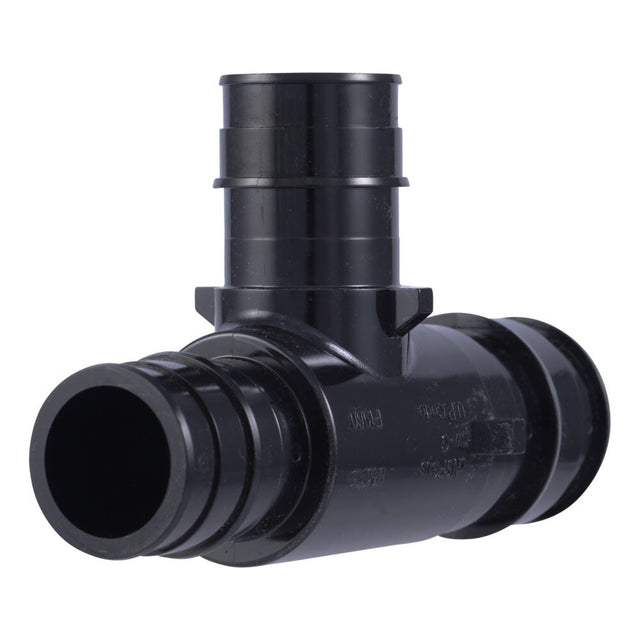 SharkBite UA08352828 Poly Expansion Reducing Tee for PEX-A and PE-RT Pipe 1-1/4 in x 1 in x 1 in