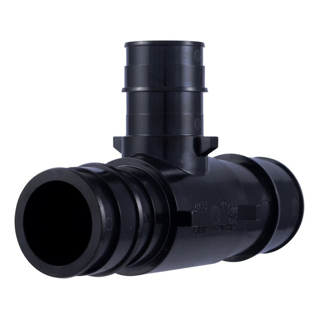 SharkBite UA08413528 Poly Expansion Reducing Tee for PEX-A Pipe 1-1/2 in x 1-1/4 in x 1 in