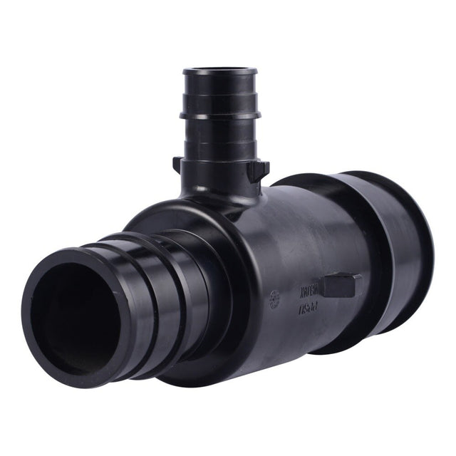 SharkBite UA08544122 2 in x 1-1/2 in x 3/4 in Poly Expansion Reducing Tee for PEX-A Pipe