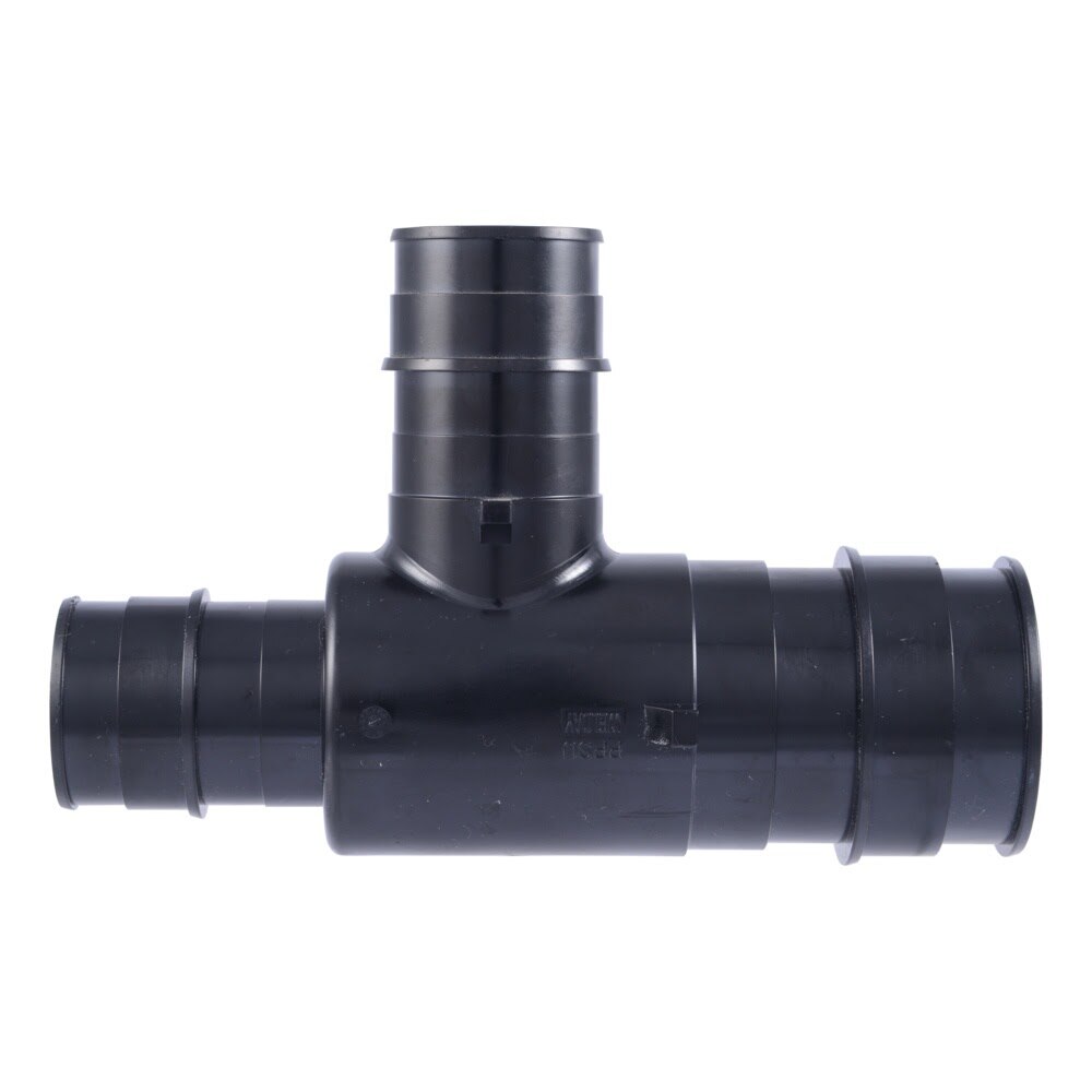 SharkBite UA08544141 2 in. x 1-1/2 in. x 1-1/2 in. Poly Expansion Reducing Tee for PEX-A Pipe - 2