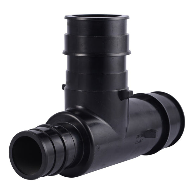 SharkBite UA08544154 2 in. x 1-1/2 in. x 2 in. Poly Expansion Reducing Tee for PEX-A and PE-RT Pipe