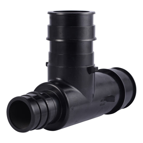 SharkBite UA08544154 2 in. x 1-1/2 in. x 2 in. Poly Expansion Reducing Tee for PEX-A and PE-RT Pipe