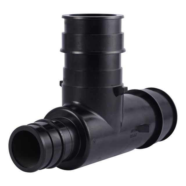 SharkBite UA08544154 2 in. x 1-1/2 in. x 2 in. Poly Expansion Reducing Tee for PEX-A and PE-RT Pipe