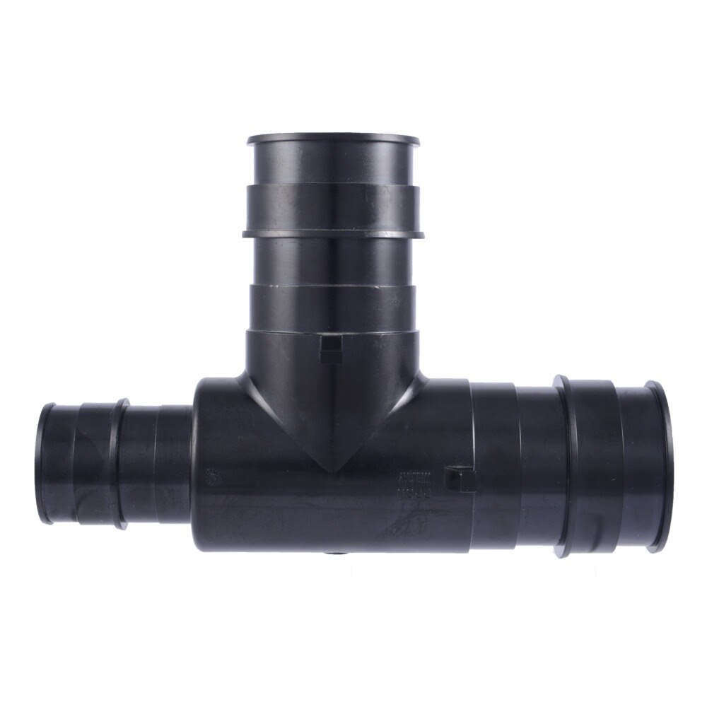 SharkBite UA08544154 2 in. x 1-1/2 in. x 2 in. Poly Expansion Reducing Tee for PEX-A and PE-RT Pipe - 2