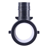 SharkBite UA08545428 2 in x 2 in x 1 in Poly Expansion Reducing Tee for PEX A and PE RT Pipe - 3
