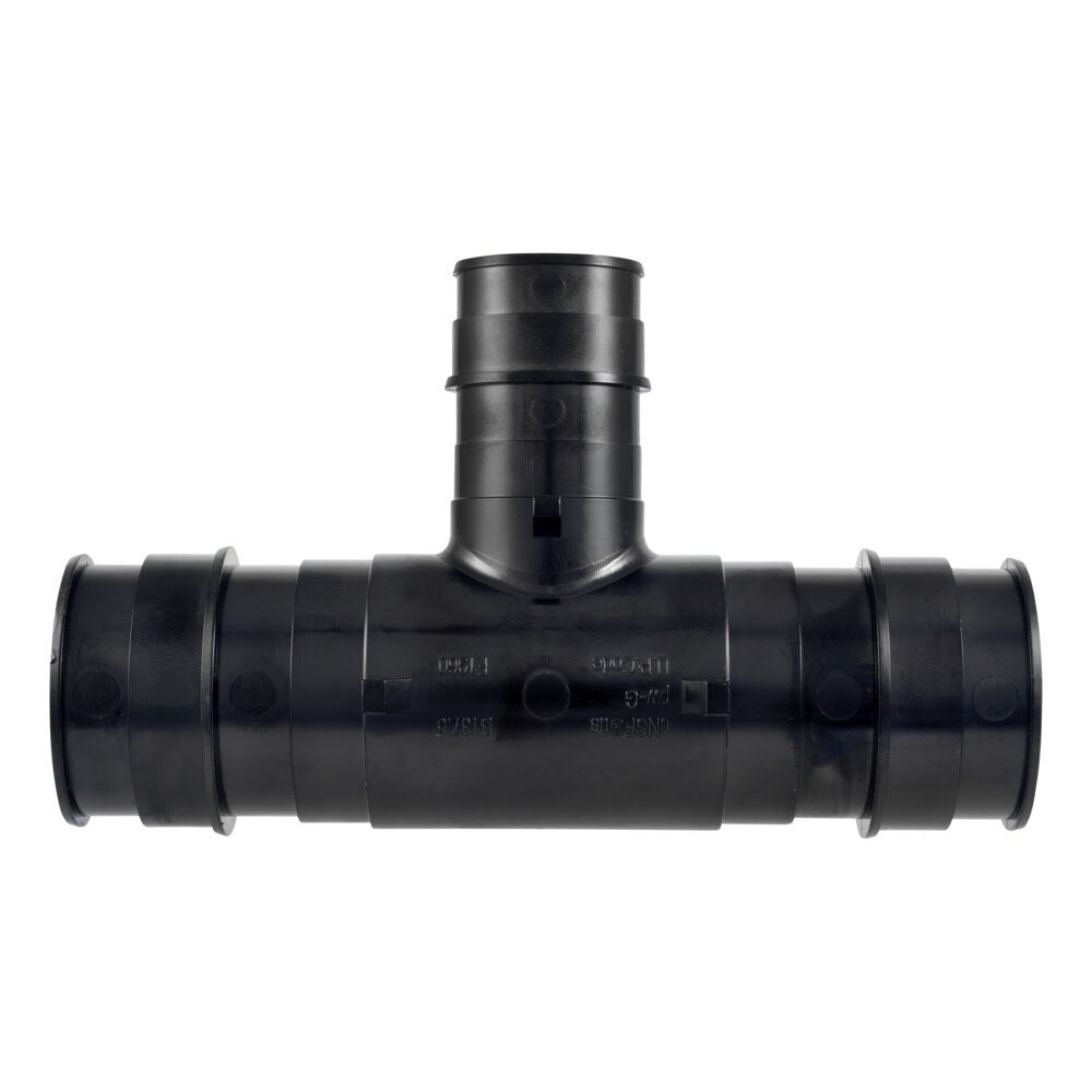 SharkBite UA08545441 2 in x 2 in x 1-1/2 in Poly Expansion Reducing Tee for PEX-A and PE-RT Pipe - 2