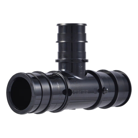 SharkBite UA416 1 in x 1 in x 3/4 in Poly Expansion Reducing Tee for PEX-A Pipe