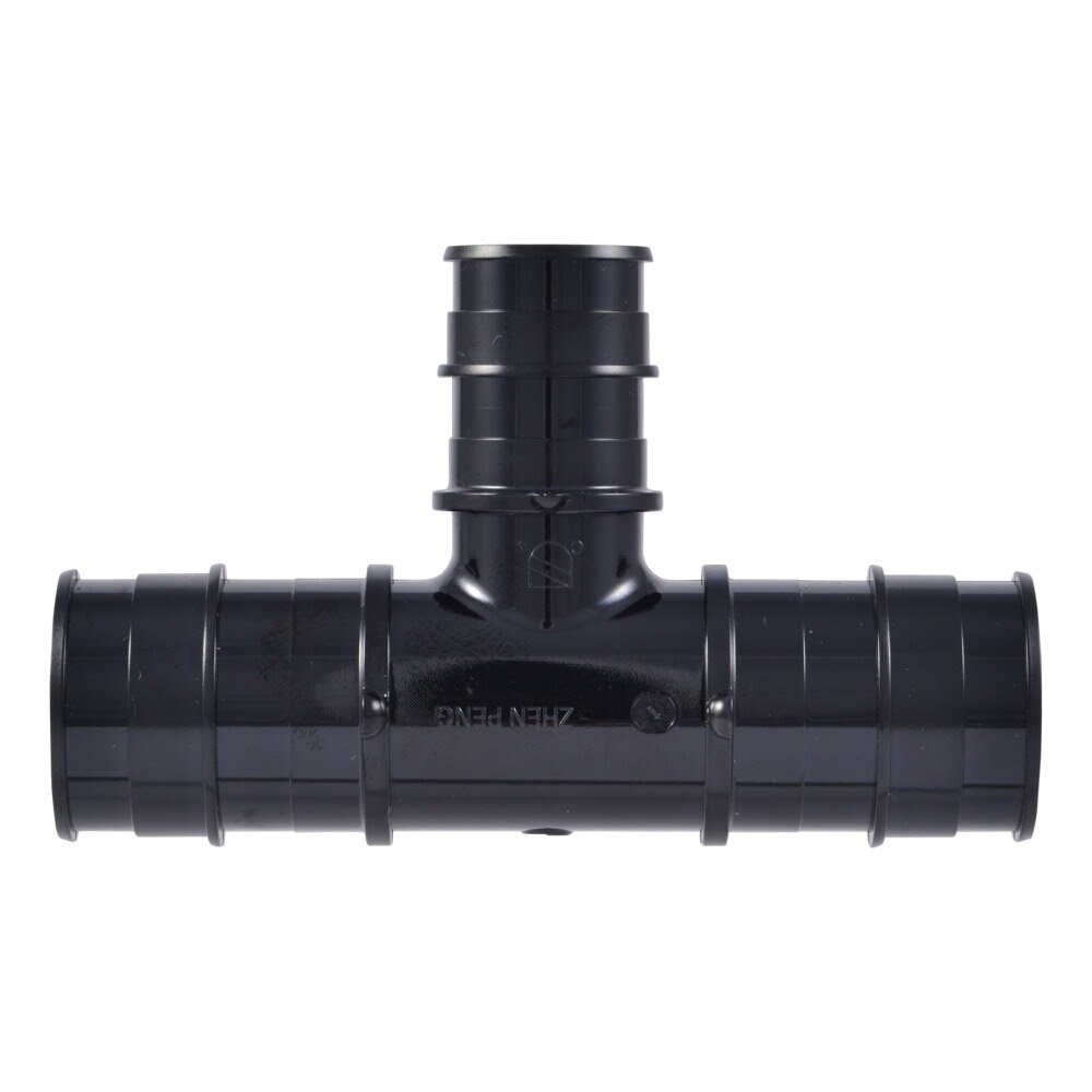 SharkBite UA416 1 in x 1 in x 3/4 in Poly Expansion Reducing Tee for PEX-A Pipe - 2