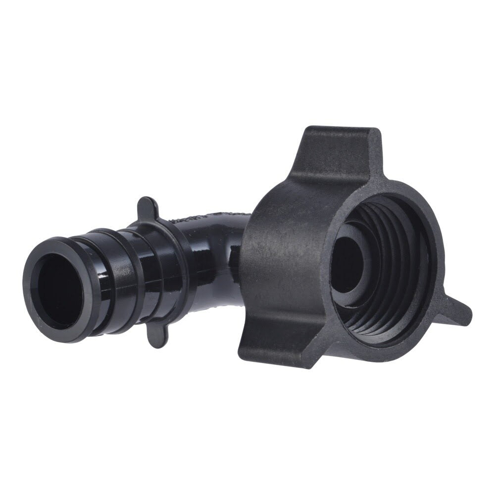 SharkBite UA532 1/2 in x 1/2 in FNPT Poly Expansion Swivel Adapter Elbow for PEX-A