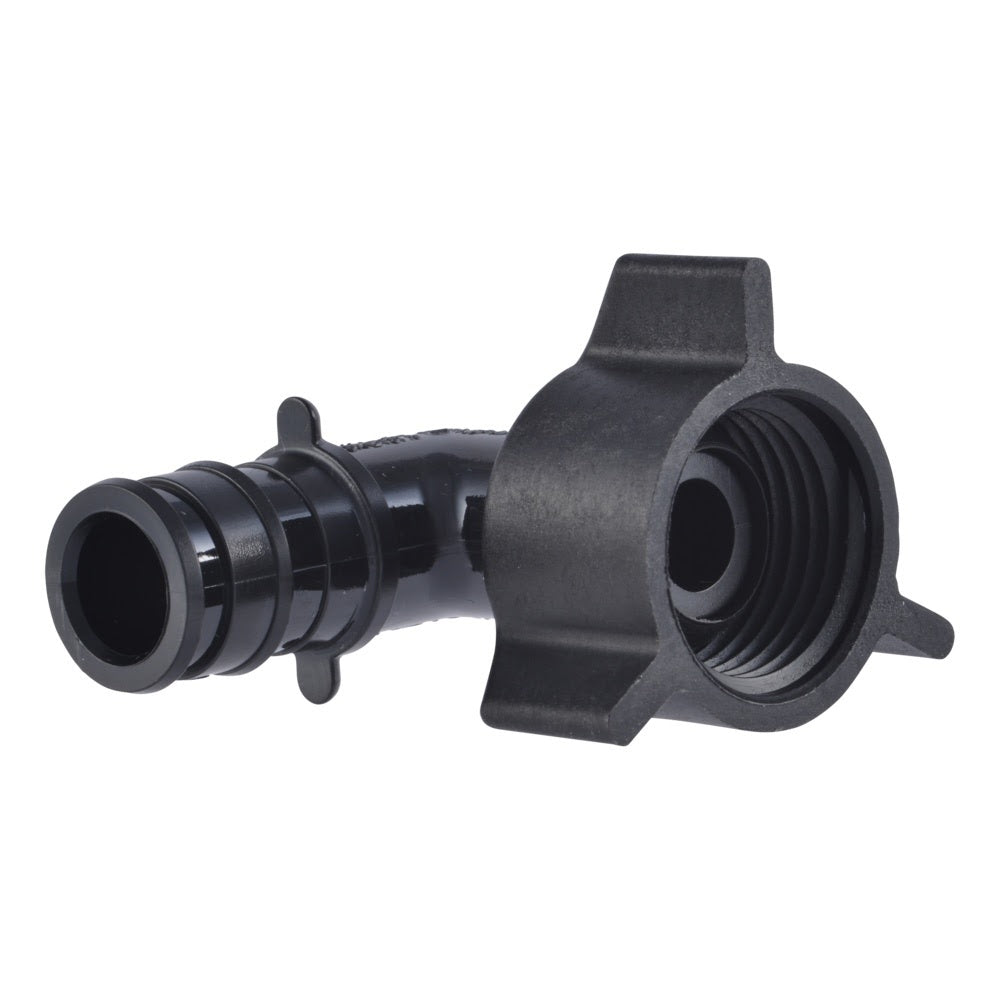 SharkBite UA532 1/2 in x 1/2 in FNPT Poly Expansion Swivel Adapter Elbow for PEX-A