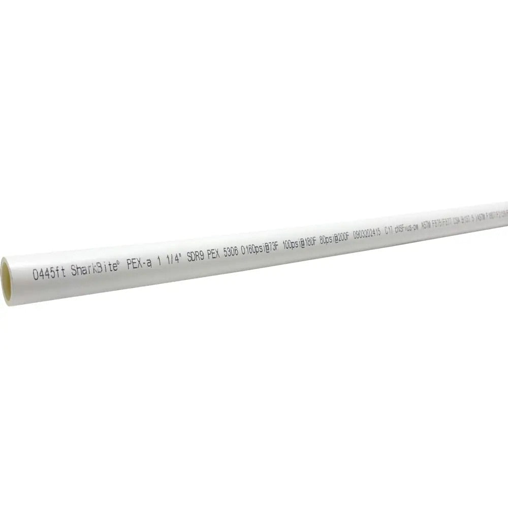 SharkBite UA85W20 1-1/4 in. x 20 ft. White PEX A Pipe for Potable Water