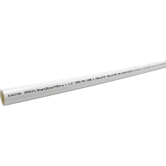 SharkBite UA90W20 1-1/2 in. x 20 ft. White PEX-A Pipe Stick for Potable Water Plumbing