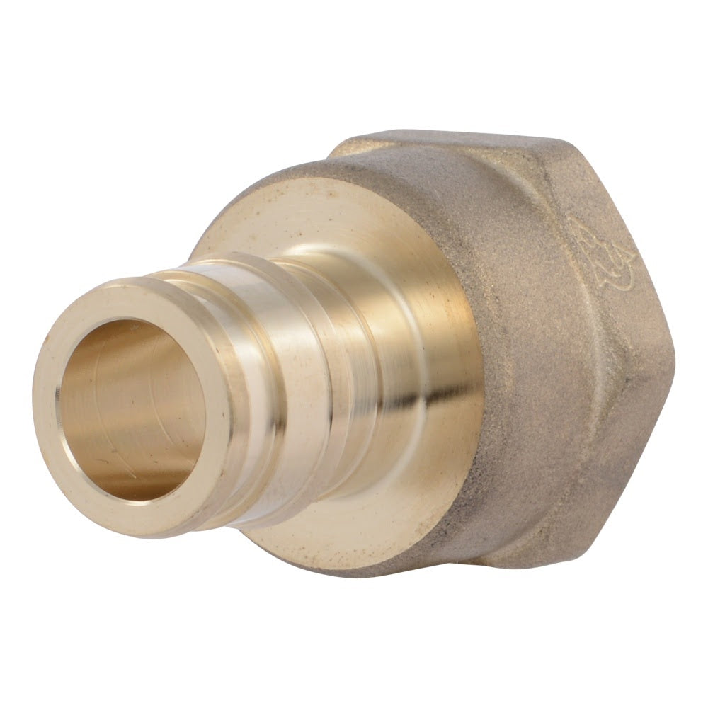 SharkBite UAB072LF 1/2 in. x 1/2 in. Brass Expansion Female Adapter for PEX-A to FNPT