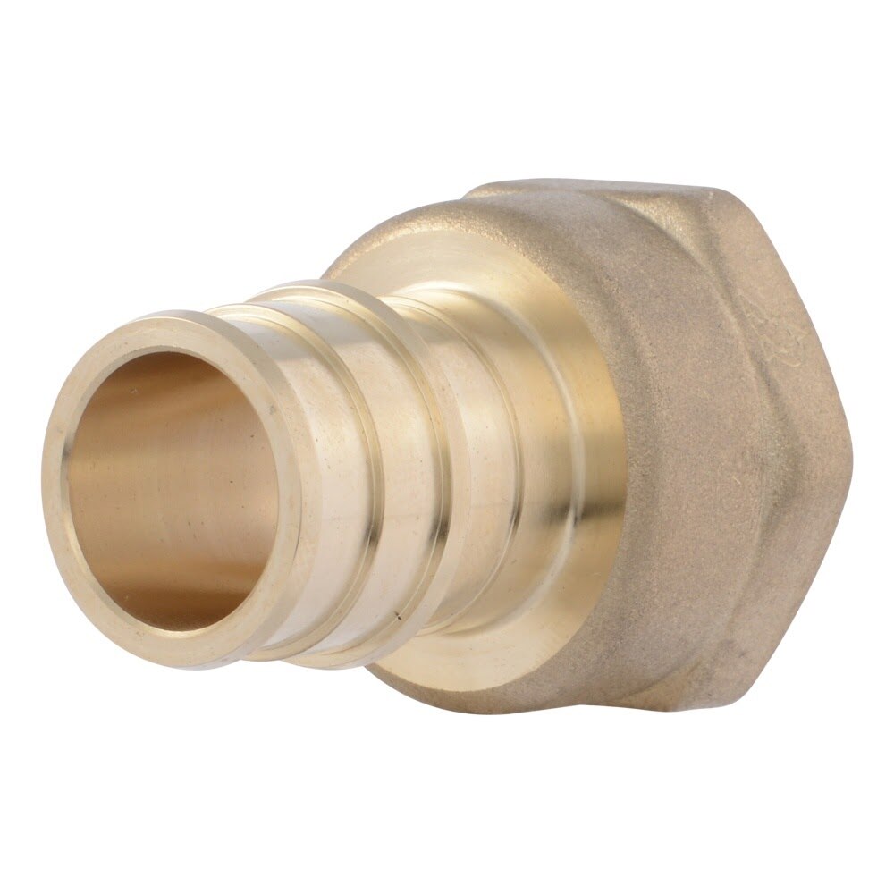 SharkBite UAB088LF 3/4 in x 3/4 in FNPT Brass Expansion Female Adapter for PEX-A Pipe