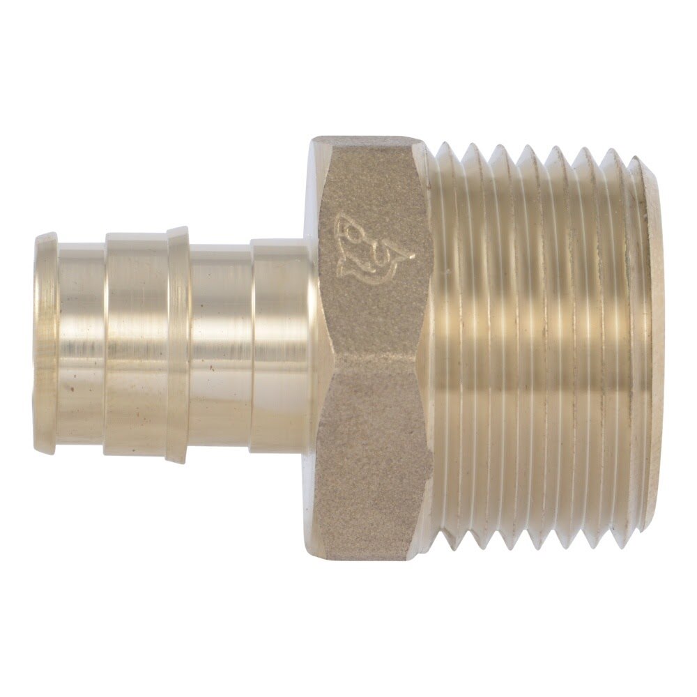 SharkBite UAB116LF 1/2 in. x 3/4 in. PEX-A Brass Expansion Male NPT Adapter - 2