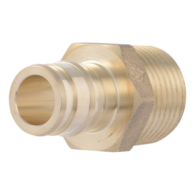 SharkBite UAB120LF 1/2 in. x 1/2 in. Brass Expansion Male Adapter for PEX A to MNPT