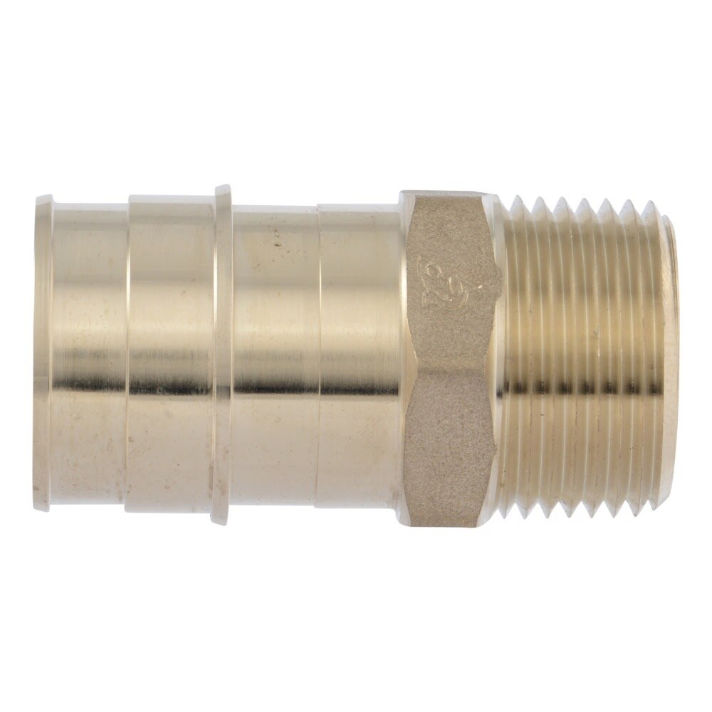 SharkBite UAB142LF 1 in x 3/4 in Brass Expansion Male Adapter MNPT - 2
