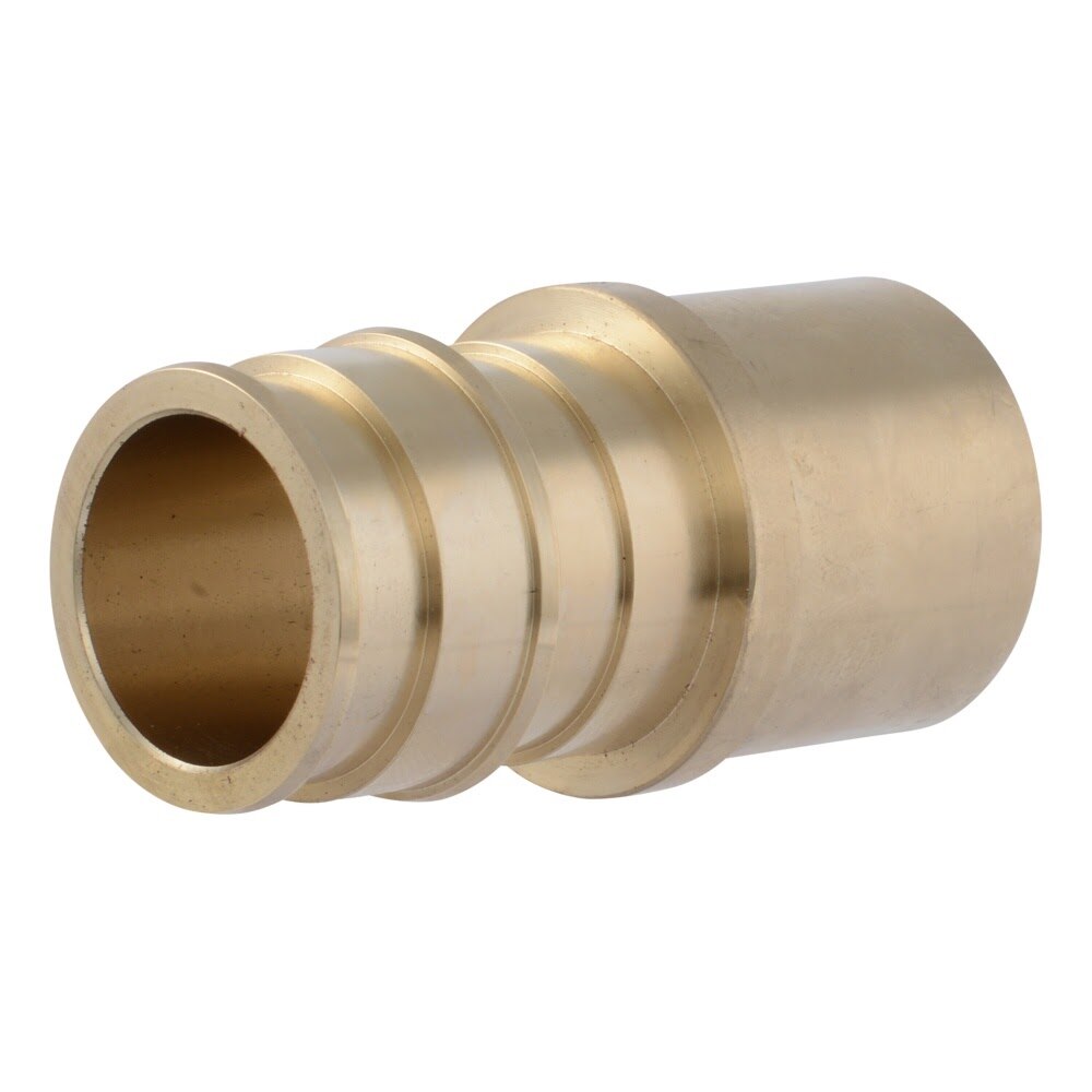 SharkBite UAB143535M 1-1/4 in x 1-1/4 in Brass Expansion Male Sweat Adapter for PEX-A