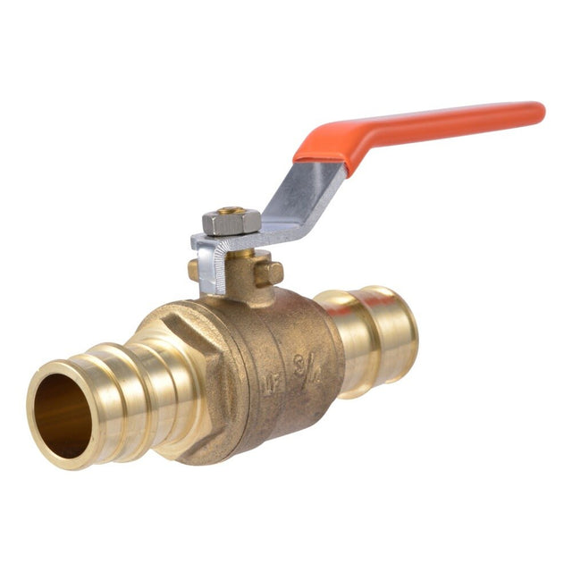 SharkBite UAB22462LFA 3/4 in x 3/4 in Brass Expansion PEX-A Ball Valve for Potable Water