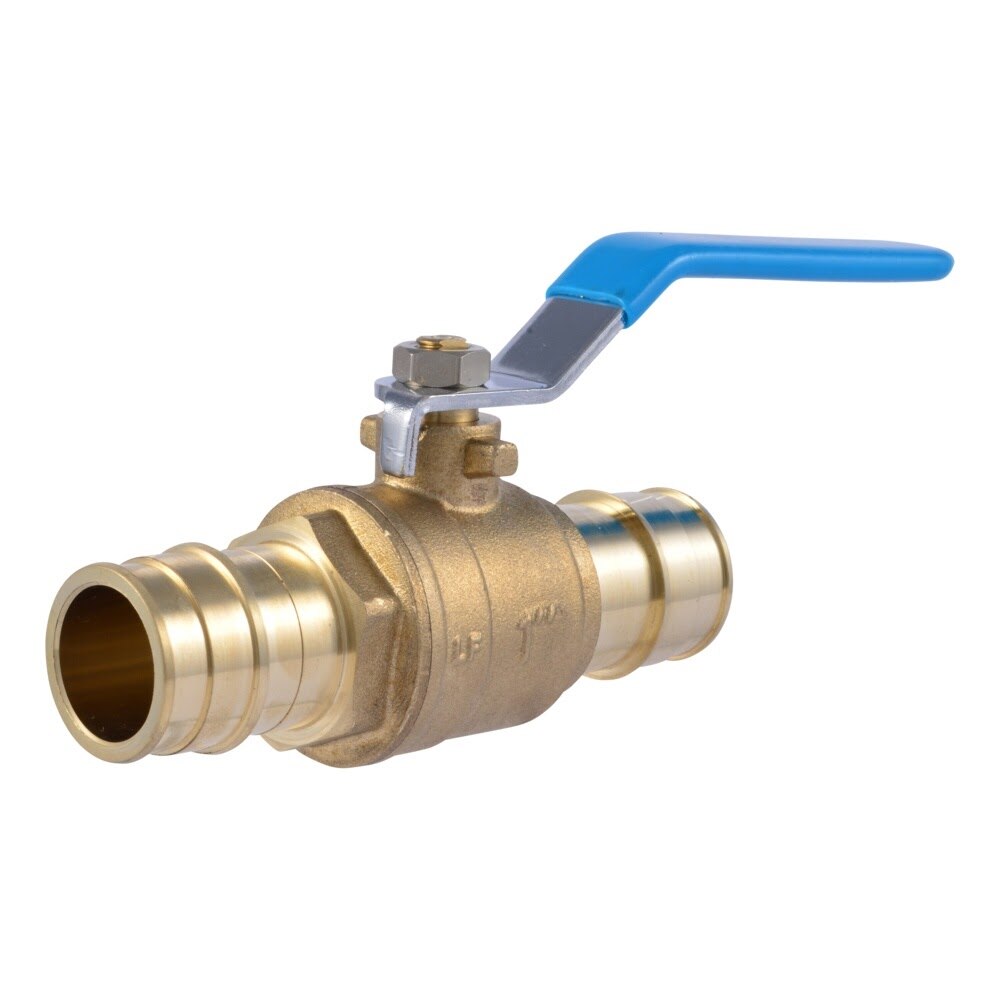 SharkBite UAB22463LFA 1 in. x 1 in. Brass Expansion PEX-A Ball Valve for Potable Water