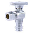 SharkBite UAB23058LFA 1/2 in x 3/8 in OD Brass Quarter Turn PEX-A Angle Stop Valve