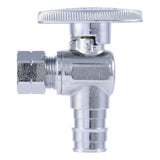 SharkBite UAB23058LFA 1/2 in x 3/8 in OD Brass Quarter Turn PEX-A Angle Stop Valve - 2