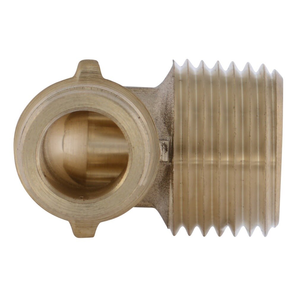 SharkBite UAB280LF 1/2 in x 1/2 in PEX-A Brass Expansion Adapter Elbow with MNPT - 3