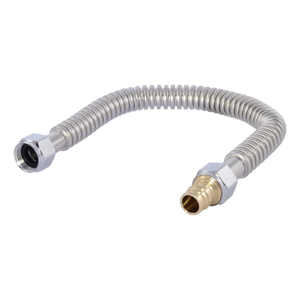 SharkBite UAB3088FXSS18LF 3/4 in x 3/4 in x 18 in Brass Expansion Water Heater Connector