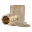 SharkBite UAB340LF 3/4 in. x 3/4 in. FNPT Brass Expansion Drop Ear Elbow for PEX-A Pipe