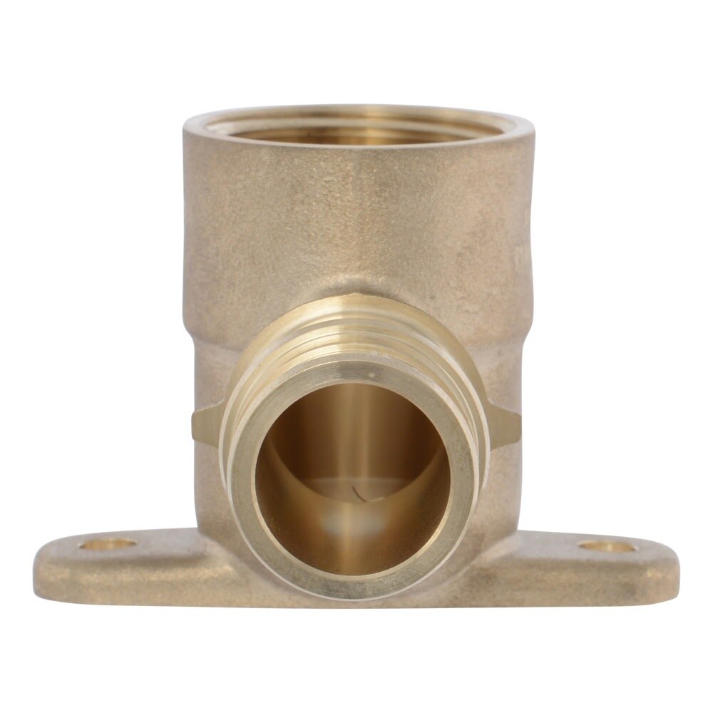 SharkBite UAB340LF 3/4 in. x 3/4 in. FNPT Brass Expansion Drop Ear Elbow for PEX-A Pipe - 3