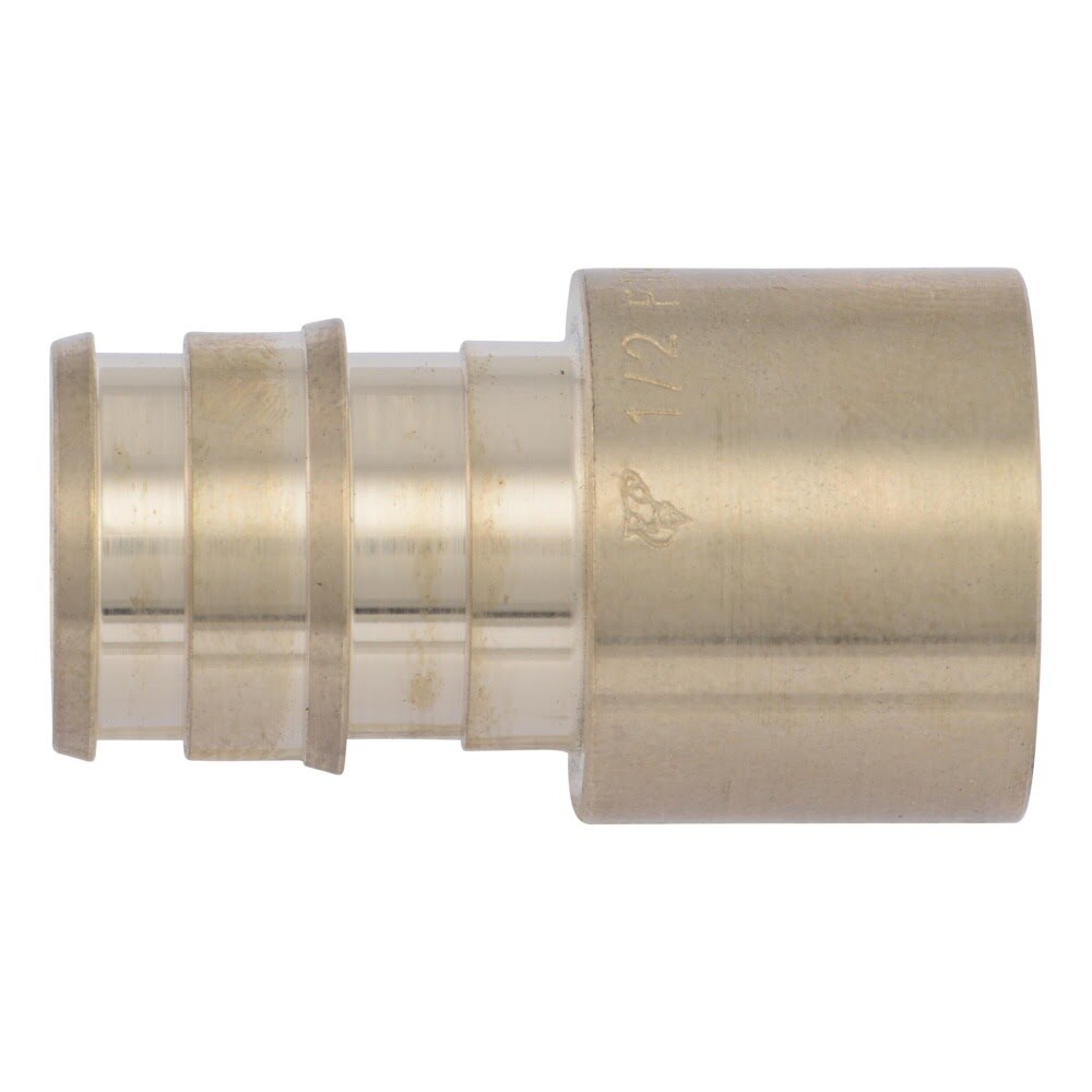 SharkBite UAB600LF 1/2 in. x 1/2 in. Brass Expansion Female Sweat Adapter for PEX A to Copper Pipe - 2