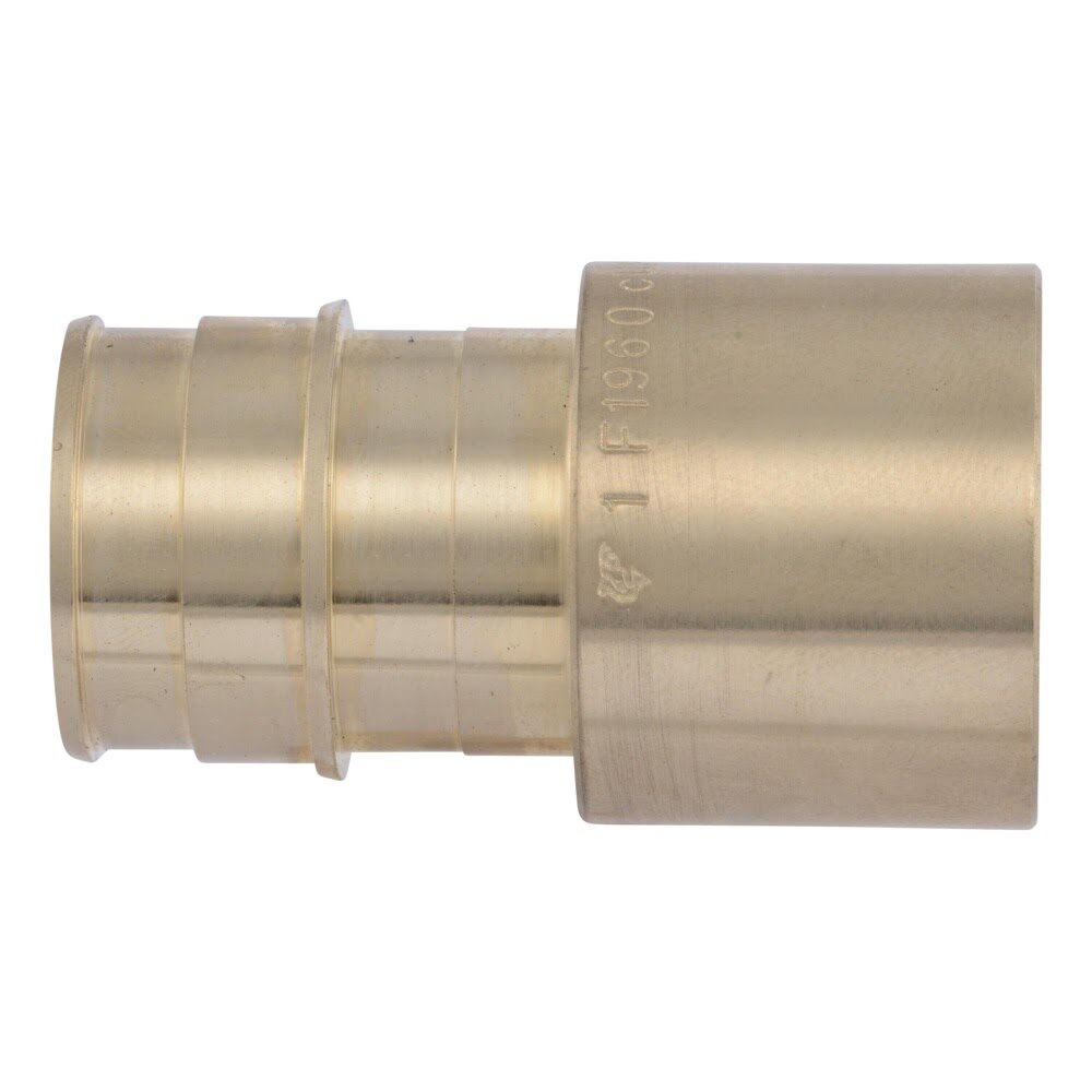 SharkBite UAB605LF 1 in. x 1 in. Brass Expansion Female Sweat Adapter for PEX-A to Copper - 2