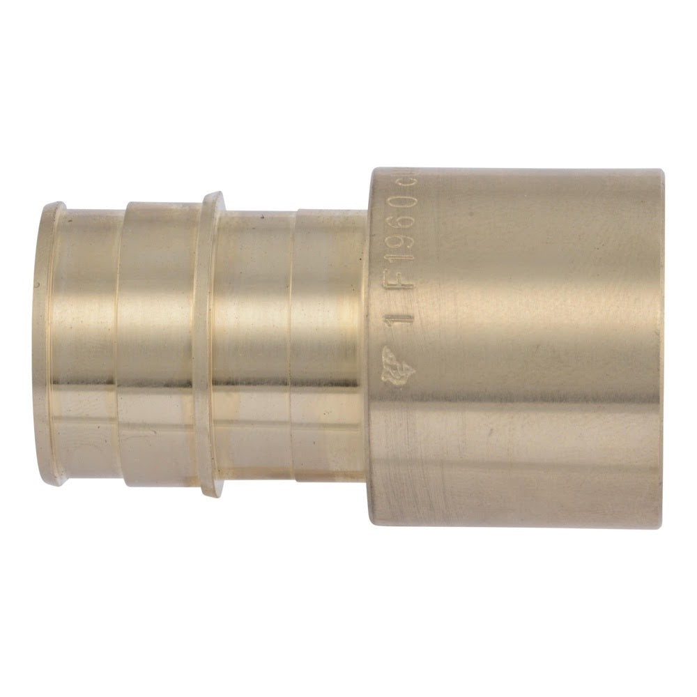 SharkBite UAB605LF 1 in. x 1 in. Brass Expansion Female Sweat Adapter for PEX-A to Copper - 2