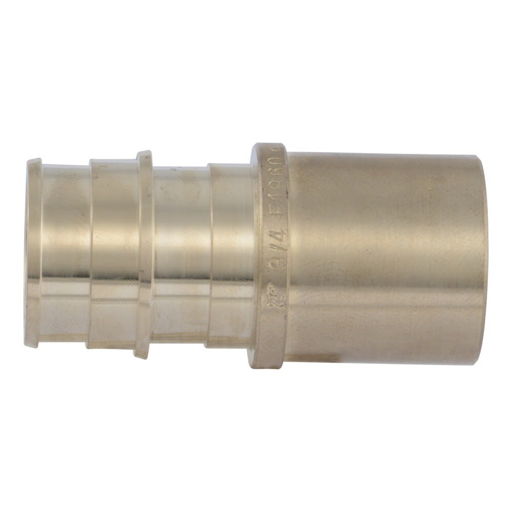 SharkBite UAB608LF 3/4 in. x 3/4 in. Brass Expansion Male Sweat Adapter for PEX-A to Copper Pipe - 2