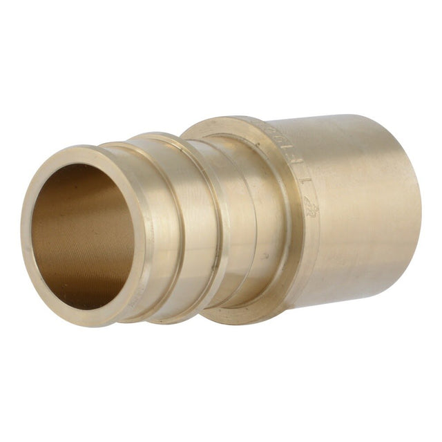 SharkBite UAB609LF 1 in x 1 in Brass Expansion Male Sweat Adapter for PEX-A to Copper