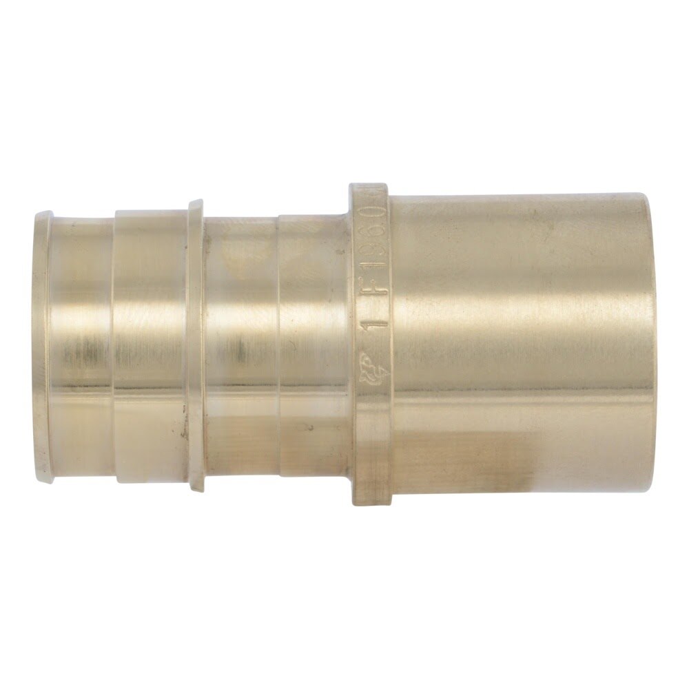 SharkBite UAB609LF 1 in x 1 in Brass Expansion Male Sweat Adapter for PEX-A to Copper - 2