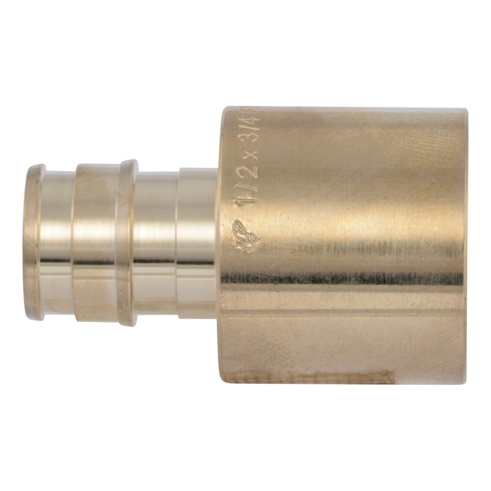 SharkBite UAB681LF 1/2 in x 3/4 in Brass Expansion Female Sweat Adapter for PEX-A to Copper - 2