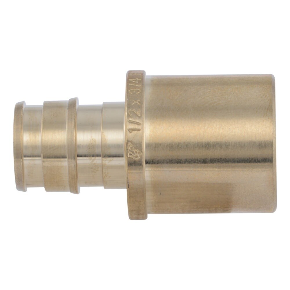 SharkBite UAB682LF 1/2 in x 3/4 in Lead Free Brass Expansion Male Sweat Adapter for PEX-A to Copper - 2