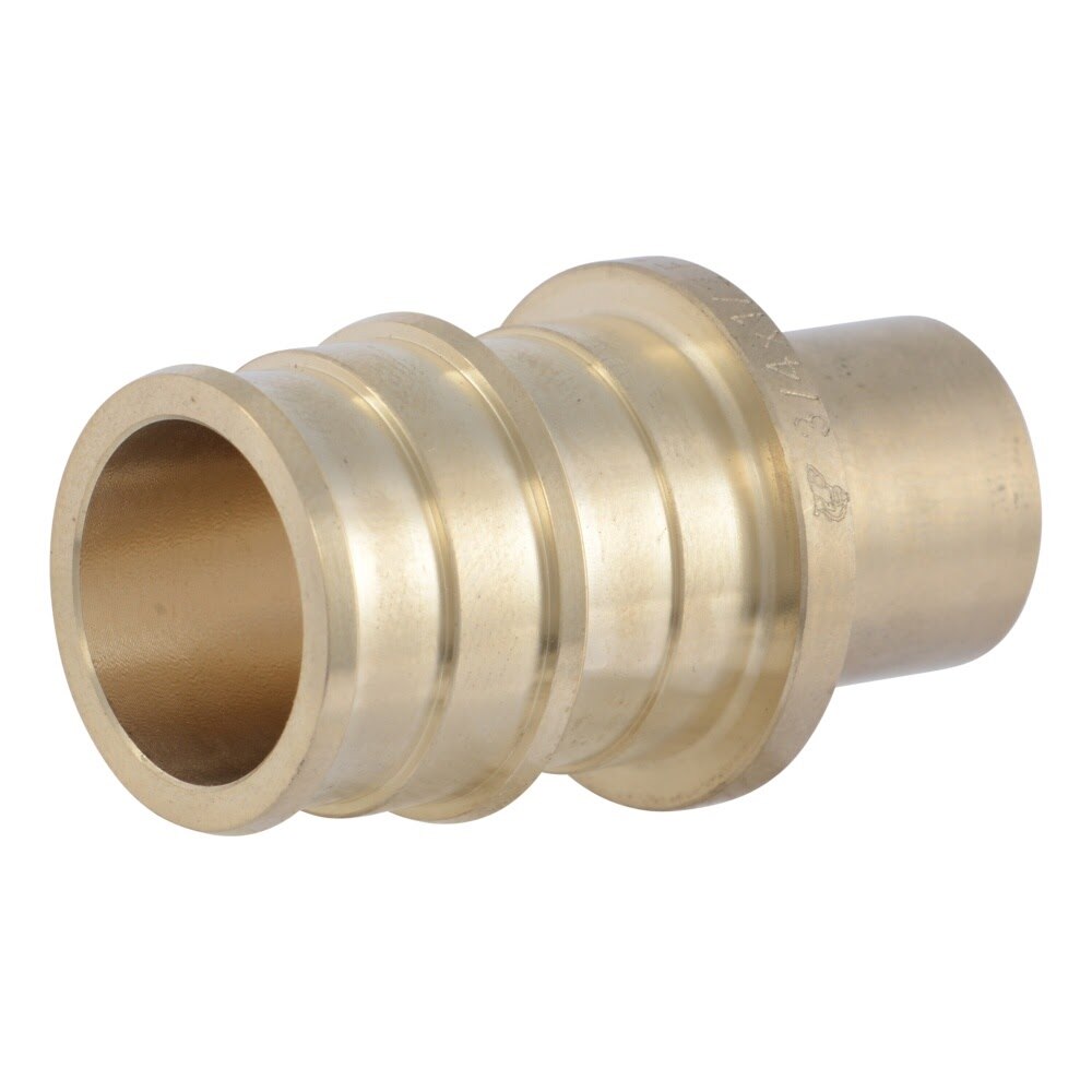 SharkBite UAB684LF 3/4 in x 1/2 in Brass Expansion Male Sweat Adapter for PEX-A to Copper