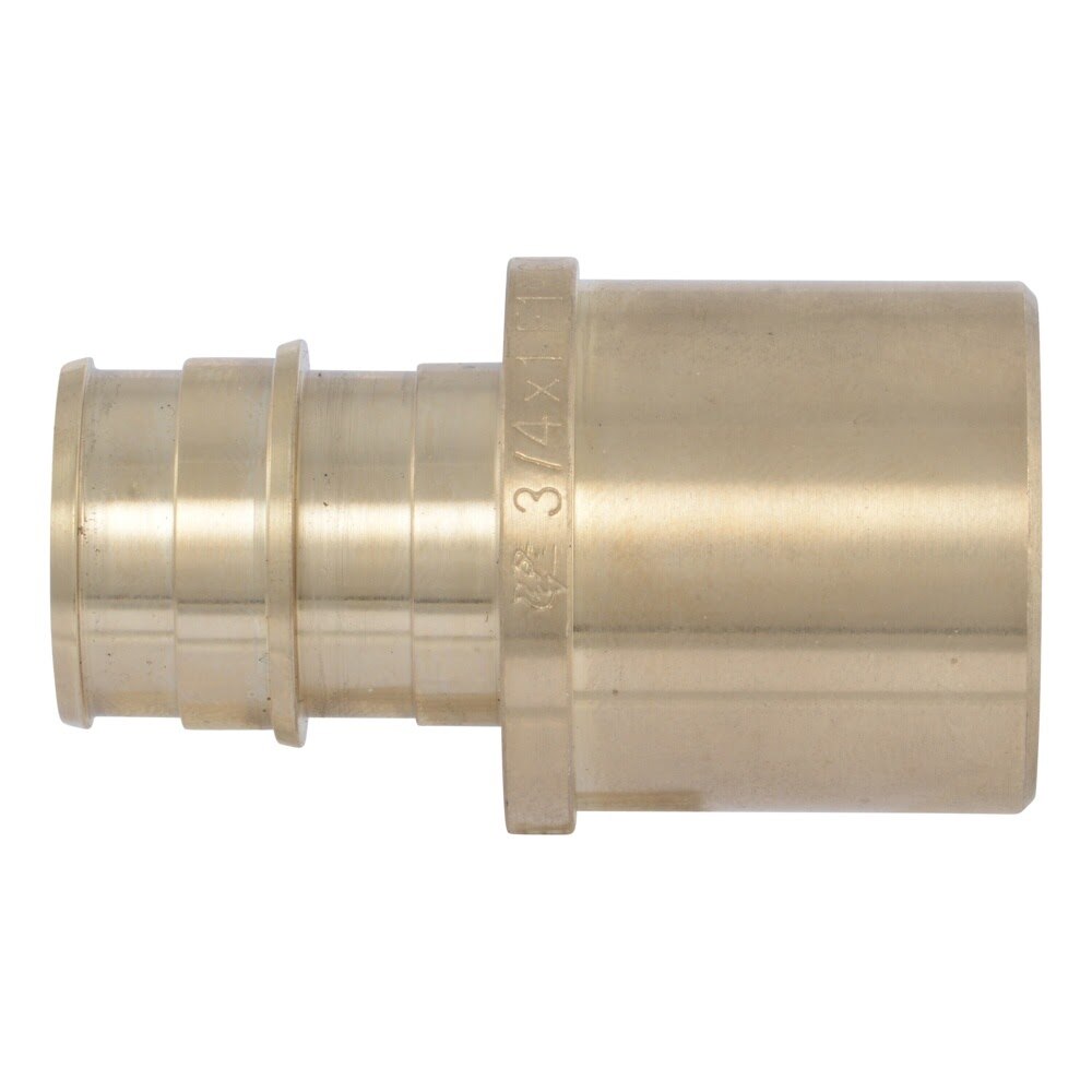 SharkBite UAB686LF 3/4 in x 1 in Brass Expansion Male Sweat Adapter for PEX-A to Copper - 2