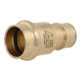 SharkBite UAB722LF 3/4 in. x 3/4 in. Brass Expansion to Copper Press Adapter for PEX-a to Copper