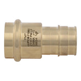 SharkBite UAB728LF 1 in. x 1 in. Brass Expansion to Copper Press Adapter for PEX-a - 3