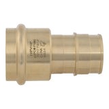SharkBite UAB741LF 1.5 in. x 1.5 in. Brass Expansion to Copper Press Adapter for PEX-A Pipe - 3